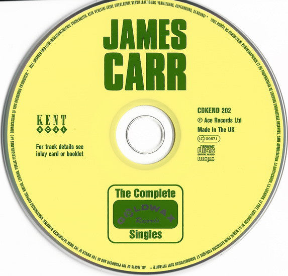 James Carr : The Complete Goldwax Singles (CD, Comp)