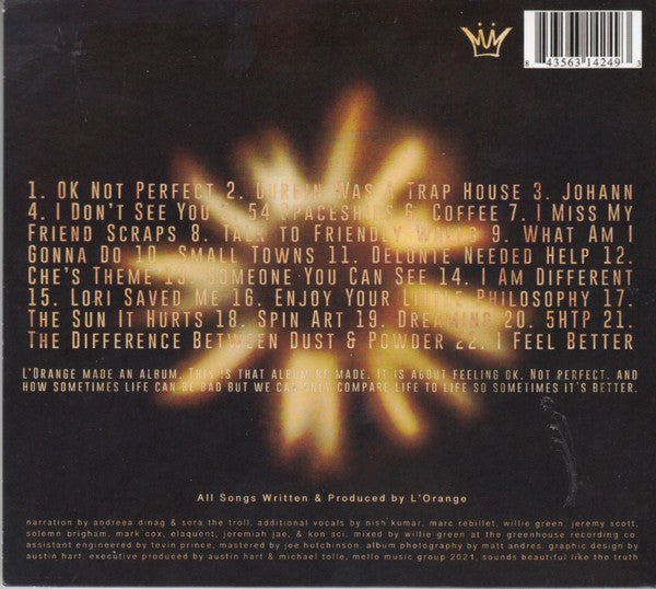 L'Orange : The World Is Still Chaos, But I Feel Better (CD, Album)