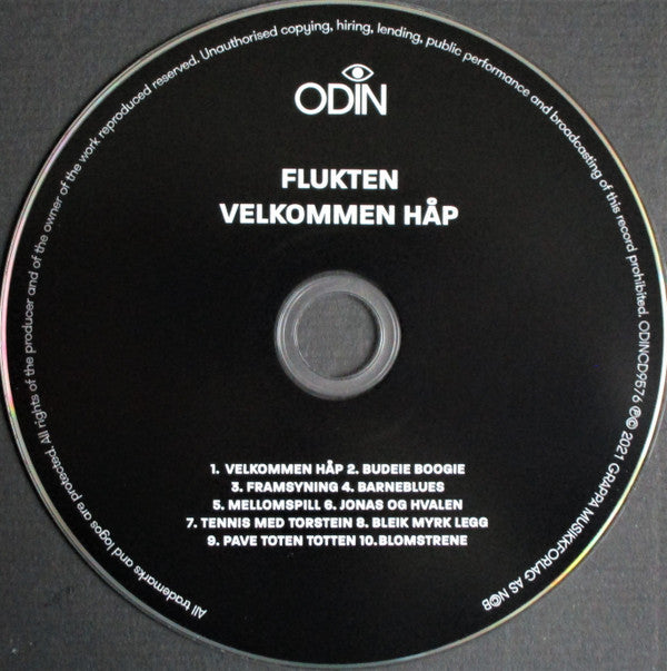 Flukten : Velkommen Håp (CD, Album)