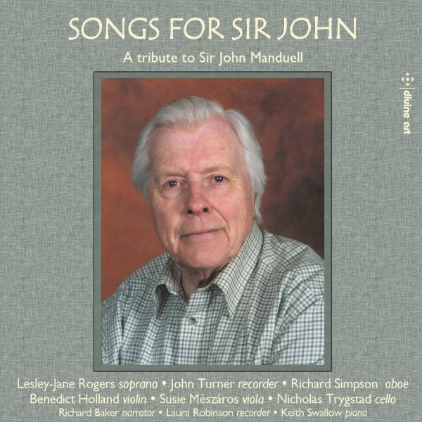 Various : Songs For Sir John – A Tribute To Sir John Manduell (CD, Album)