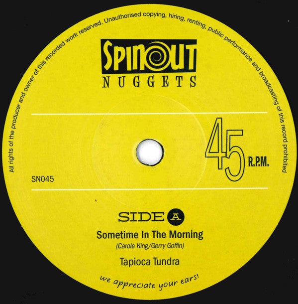 Tapioca Tundra / Sounds Incarcerated : Hey, Hey It's... (7", Single, Num)