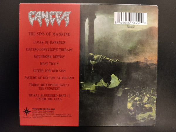 Cancer (3) : The Sins Of Mankind (CD, Album, RE, RM, O-c)