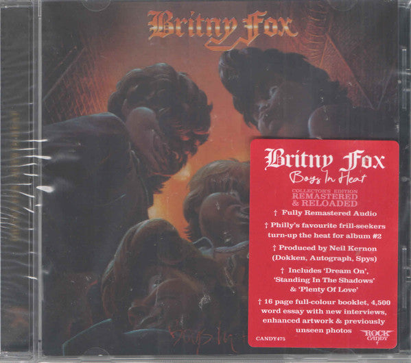Britny Fox : Boys In Heat (CD, Album, RE, RM)