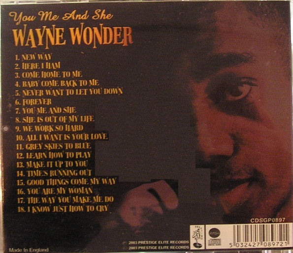 Wayne Wonder : You Me And She (CD, Comp)