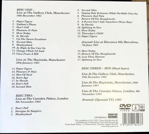 The Chameleons : Elevated Living: Live In Manchester, London And Spain (2xCD, Album + DVD-V, NTSC, Reg)