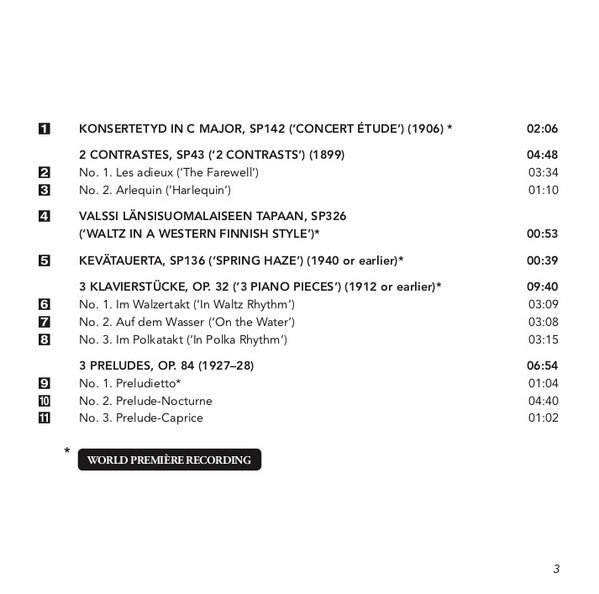 Selim Palmgren, Jouni Somero : Palmgren: Complete Piano Works, Vol. 2 (CD, Album)