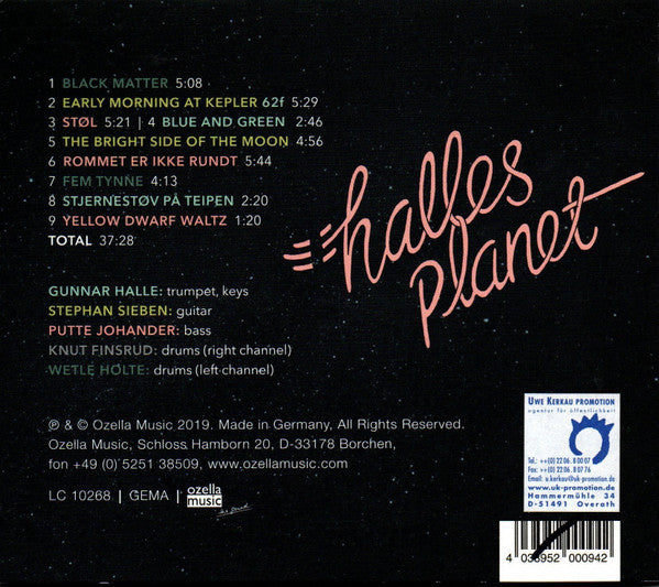 Gunnar Halle : Halles Planet (CD, Album)