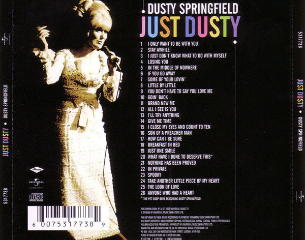 Dusty Springfield : Just Dusty (CD, Comp)