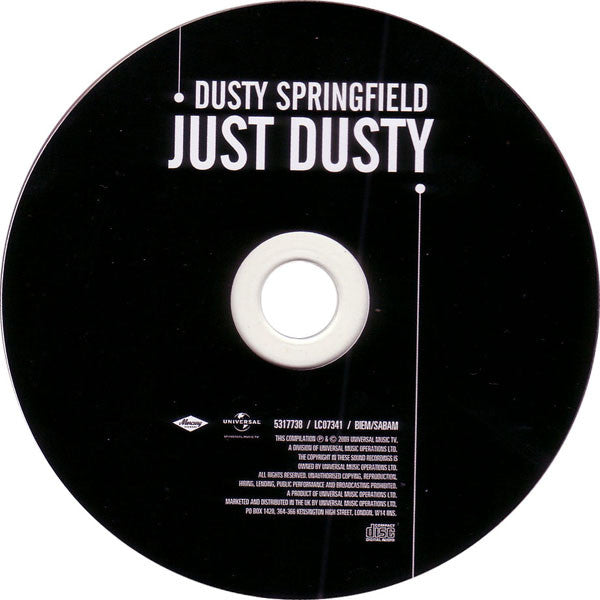 Dusty Springfield : Just Dusty (CD, Comp)