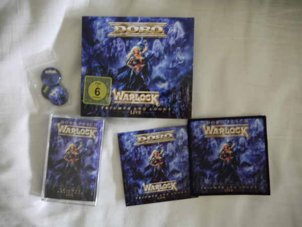 Doro / Warlock (2) : Triumph And Agony - Live (CD, Album + Blu-ray + Cass, Album + Box, Ltd)