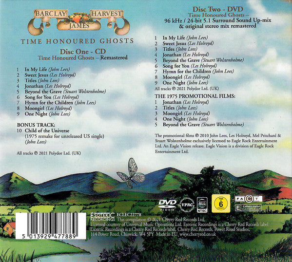 Barclay James Harvest : Time Honoured Ghosts (CD, Album, RE, RM + DVD-V, Album, Multichannel, NT)