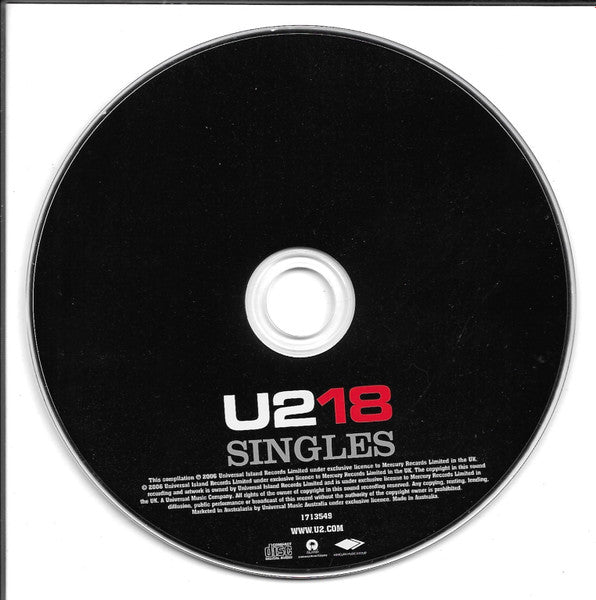 U2 : U218 Singles (CD, Comp, RE)