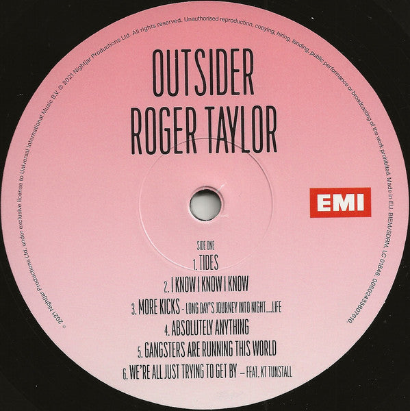 Roger Taylor : Outsider (LP, Album)