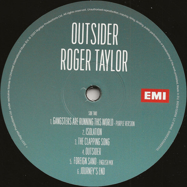 Roger Taylor : Outsider (LP, Album)