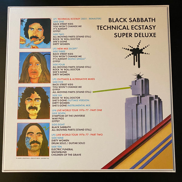 Black Sabbath : Technical Ecstasy Super Deluxe (LP, Album, RE, RM + 4xLP + Box, Dlx)