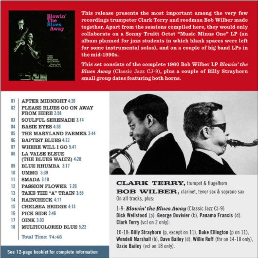 Clark Terry, Bob Wilber : Blowin' The Blues Away (CD, Album)