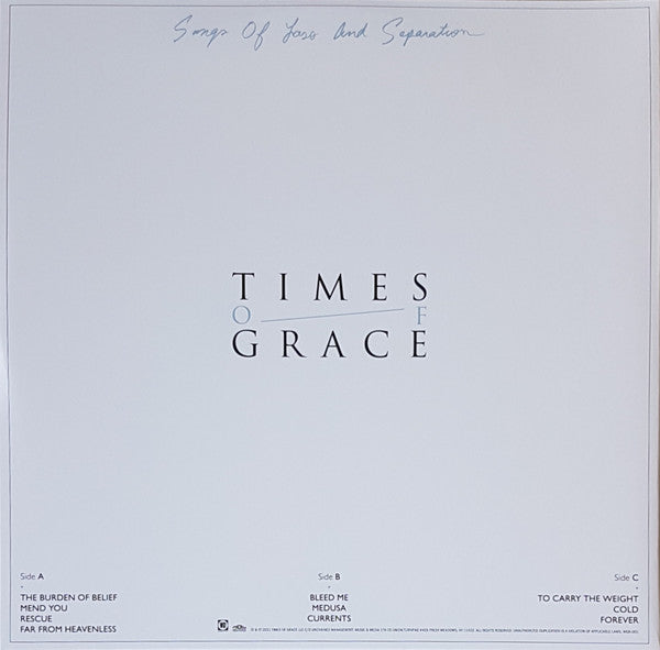 Times Of Grace : Songs of Loss & Separation (LP + LP, Etch + Album, Ltd, Whi)