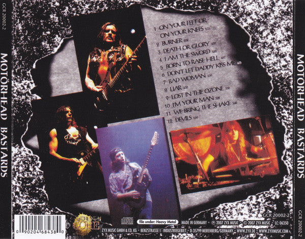 Motörhead : Bastards (CD, Album, RE)
