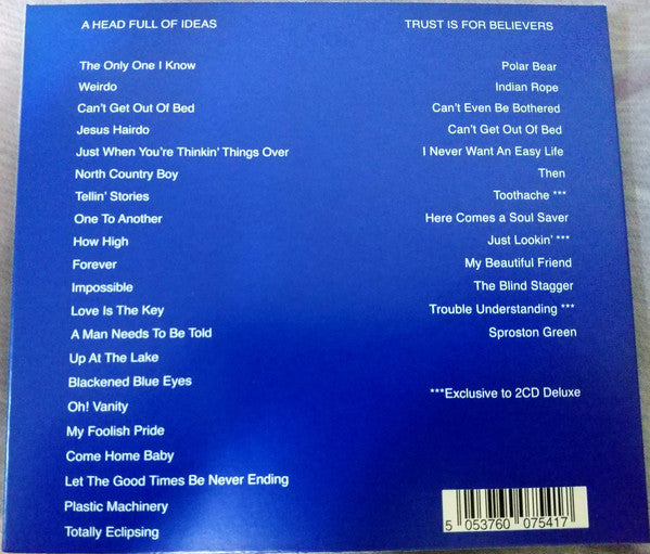 The Charlatans : A Head Full Of Ideas / Trust Is For Believers (Live) (CD, Comp + CD + Dlx)