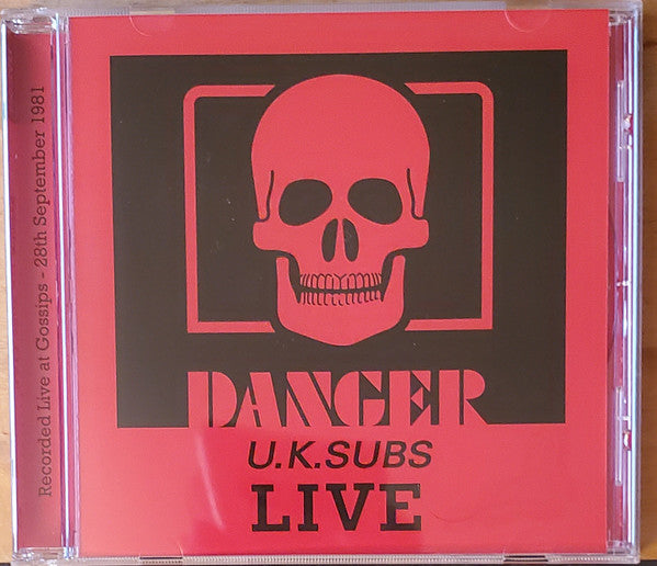 UK Subs : Danger (U.K. Subs Live) (CD, RE)