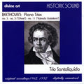 Ludwig van Beethoven, Trio Santoliquido : Piano Trios Nos. 3, 5 ("Ghost"), 11 ("Kakadu Variations") (CD, Album, Mono, RM)