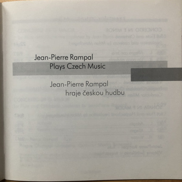 František Benda, Carl Stamitz, Antonio Rosetti / Jean-Pierre Rampal : Flute Concertos (CD, Album, Comp, Mono, RE, RM)