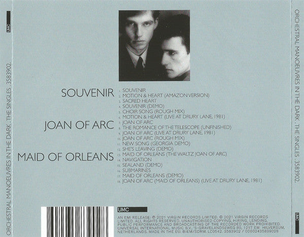Orchestral Manoeuvres In The Dark : Architecture & Morality (The Singles) (CD, Comp, RM)