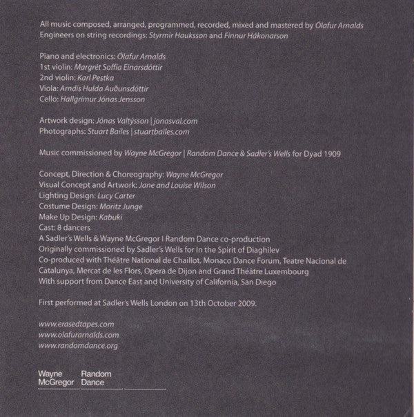 Ólafur Arnalds : Dyad 1909 (CD, EP)