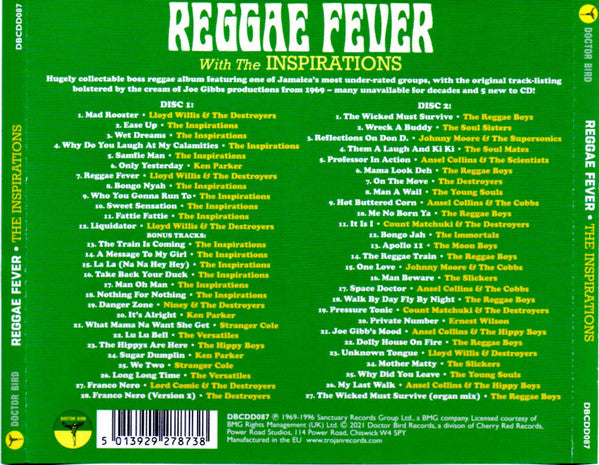 The Inspirations : Reggae Fever (2xCD, RE)