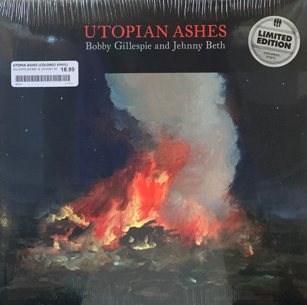 Bobby Gillespie And Jehnny Beth : Utopian Ashes (LP, Album, Ltd, Ora)