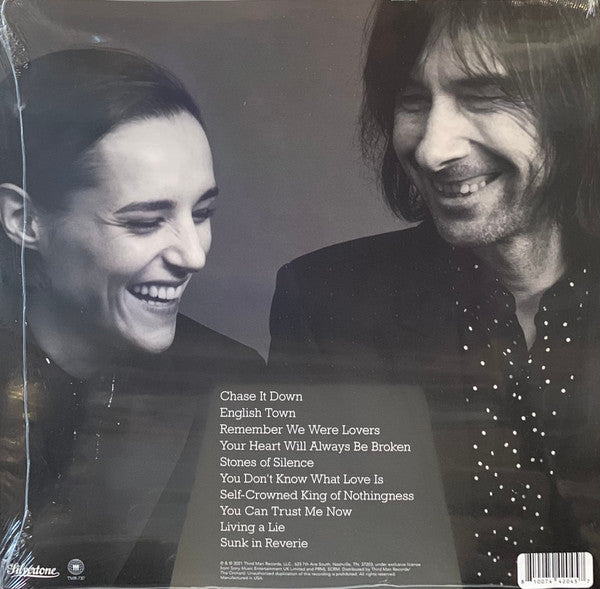 Bobby Gillespie And Jehnny Beth : Utopian Ashes (LP, Album, Ltd, Ora)