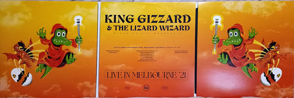 King Gizzard & The Lizard Wizard* : Live In Melbourne '21 (Live At Sidney Myer Music Bowl) (3xLP, Album, Ltd, Cle)