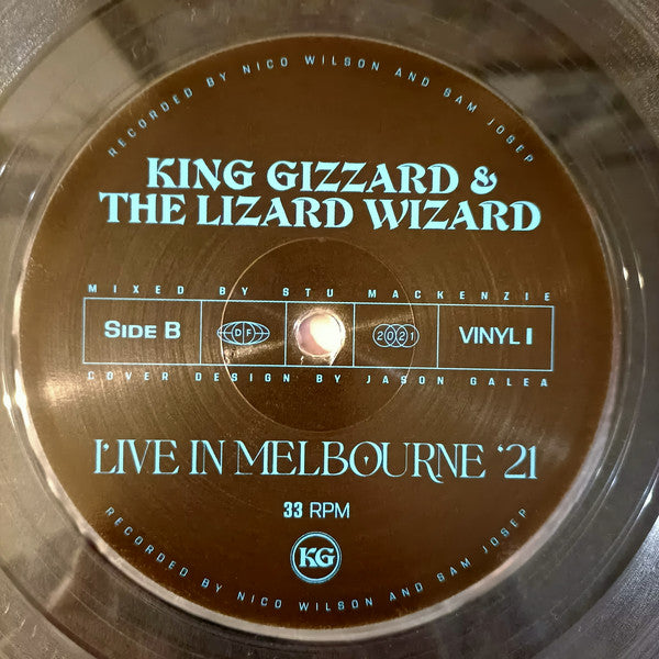 King Gizzard & The Lizard Wizard* : Live In Melbourne '21 (Live At Sidney Myer Music Bowl) (3xLP, Album, Ltd, Cle)