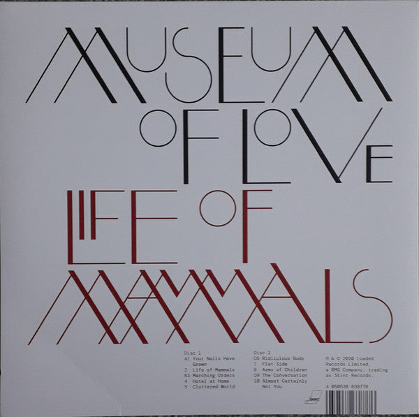 Museum Of Love : Life Of Mammals (2xLP, Album)