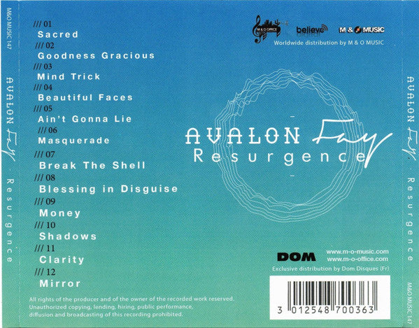 Avalon Fay : Resurgence (CD, Album)