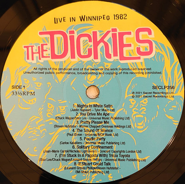 The Dickies : Live In Winnipeg 1982 (LP)
