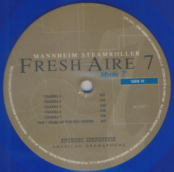 Mannheim Steamroller : Fresh Aire 7 (LP, Album, Blu)