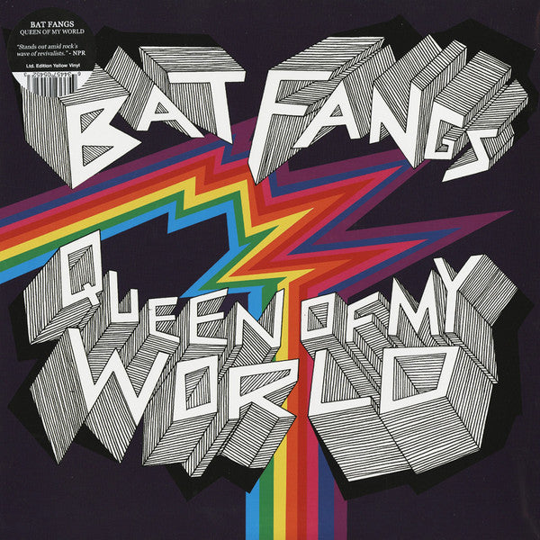 Bat Fangs : Queen Of My World (LP, Album, Yel)