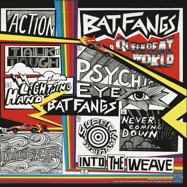 Bat Fangs : Queen Of My World (LP, Album, Yel)