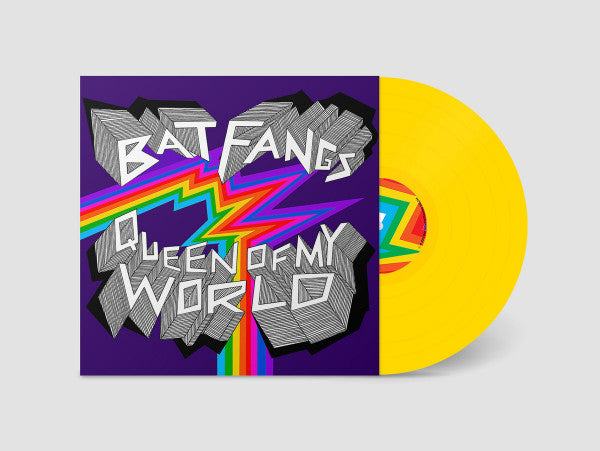 Bat Fangs : Queen Of My World (LP, Album, Yel)