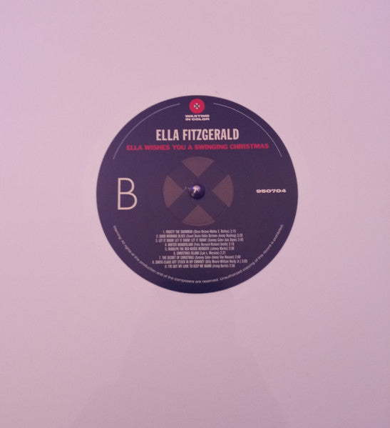 Ella Fitzgerald : Ella Wishes You A Swinging Christmas (LP, Album, Ltd, RE, Whi)