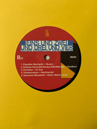Various : Eins Und Zwei Und Drei Und Vier (Deutsche Experimentelle Pop​-​Musik 1980​-​86) (2xLP, Album, Comp)