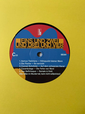 Various : Eins Und Zwei Und Drei Und Vier (Deutsche Experimentelle Pop​-​Musik 1980​-​86) (2xLP, Album, Comp)