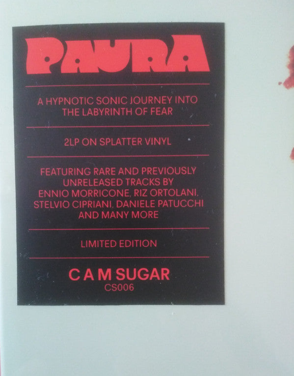 Various : Paura (A Collection Of Italian Horror Sounds From The Cam Sugar Archive) (2xLP, Album, Comp, Ltd, Red)