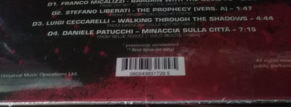 Various : Paura (A Collection Of Italian Horror Sounds From The Cam Sugar Archive) (2xLP, Album, Comp, Ltd, Red)