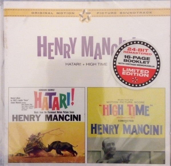 Henry Mancini : Soundtracks Factory - "Hatari!" + "High Time" (CD, Album, Comp, Ltd, RM)