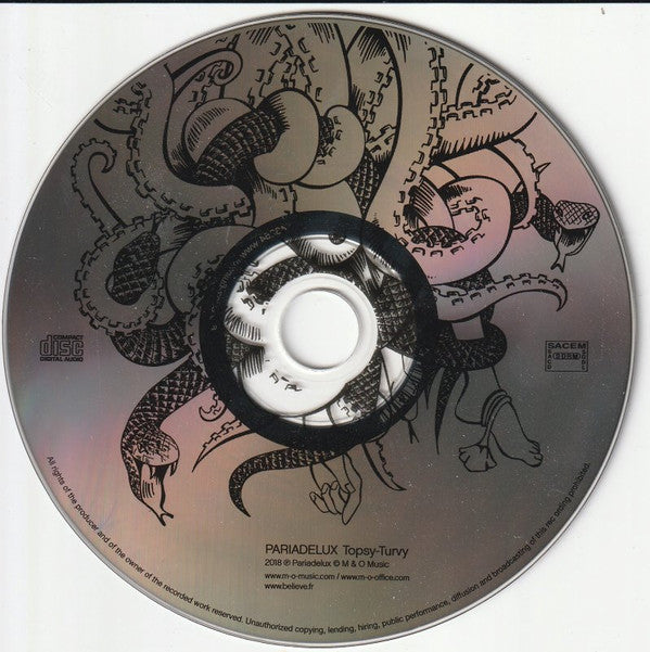 Pariadelux : Topsy-Turvy (CD, Album, RE)