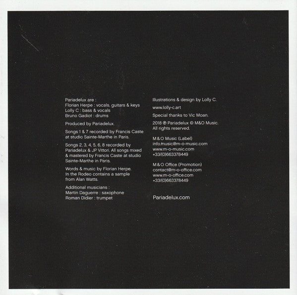 Pariadelux : Topsy-Turvy (CD, Album, RE)