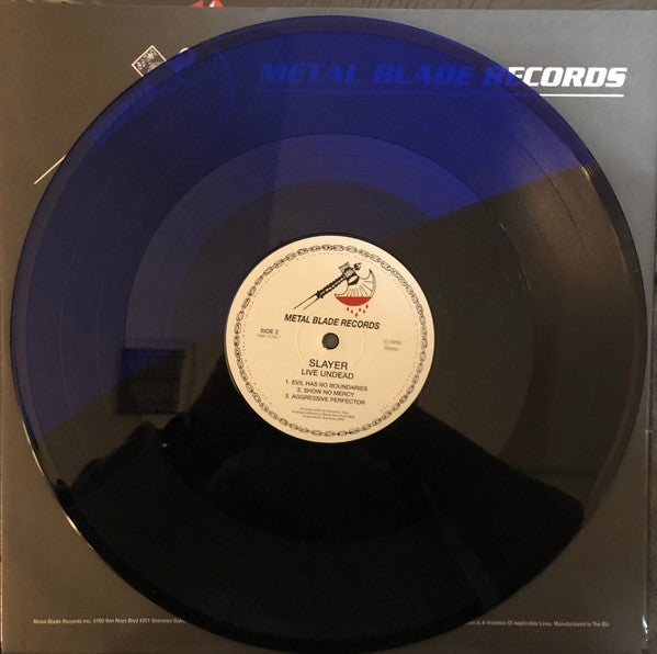 Slayer : Live Undead (12", EP, RE, Blu)