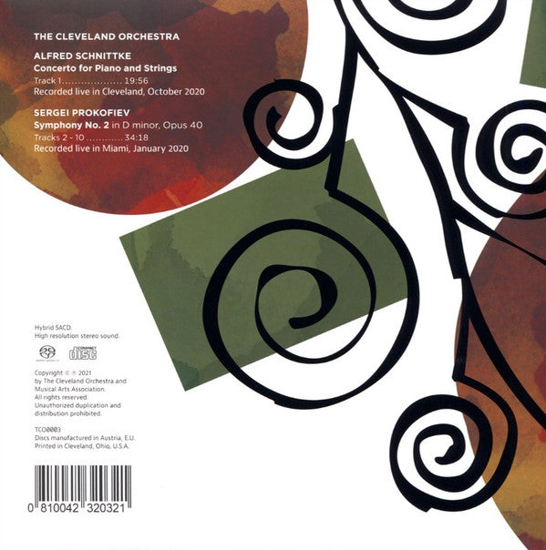 Alfred Schnittke, Yefim Bronfman, Sergei Prokofiev, The Cleveland Orchestra, Franz Welser-Möst : Schnittke & Prokofiev (SACD, Hybrid)